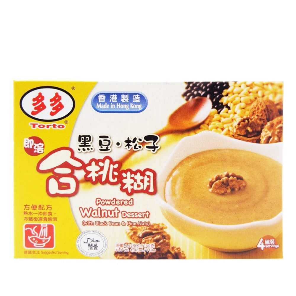 Torto Powdered Black Sesame Dessert 160G/多多 即溶合桃糊 140g