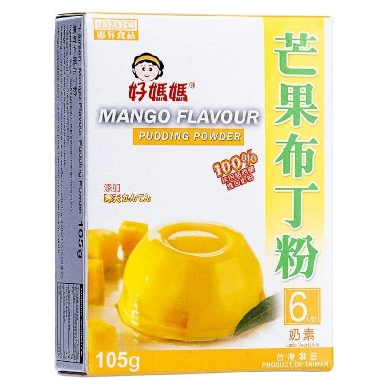 Fairsen Mango Flavour Pudding Powder 105g/台灣 惠昇 芒果布丁粉