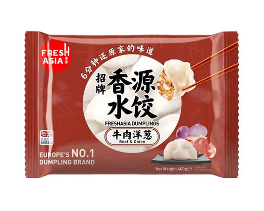 Freshasia Dumplings (Beef & Onion)400g /香源招牌水餃 (牛肉洋蔥) 400g