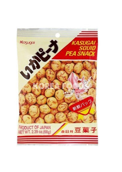 KASUGAI Ika Peana Seasoned Peanut 62g/日本魚皮花生 - 尤魚