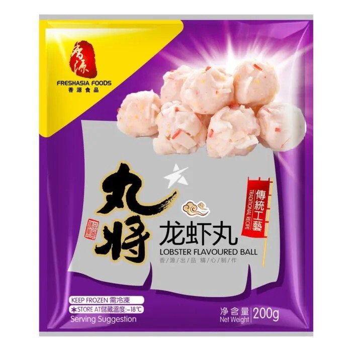 WJ Lobster Flavoured Fish Ball 200g/丸將 龍蝦丸 200克
