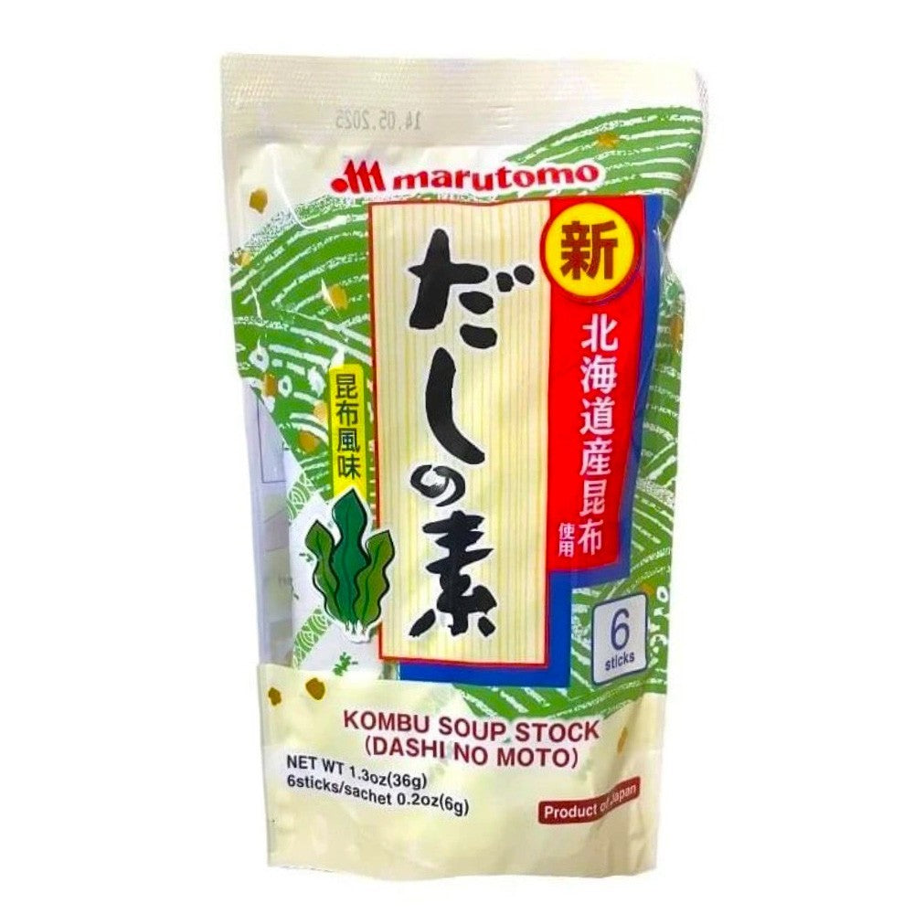 Marutomo Kombu Dashi No Moto (6 Sachets) 36g/丸友 職人 昆布調味粉 (6條裝) 36g
