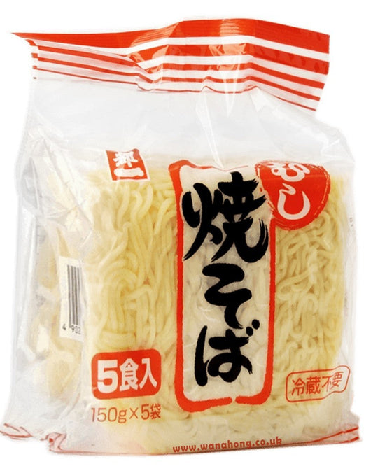 Miyakoichi Mushi Yakisoba (Plain Japanese Ramen) 5 Servings 750g/都一 日式炒麵 (5包裝)
