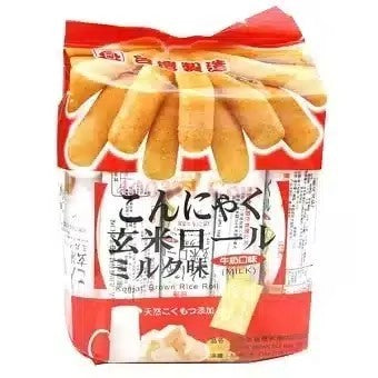 Pei Tien Brown Rice Roll ( Milk ) 160g/北田 蒟蒻糙米捲-牛奶 160g