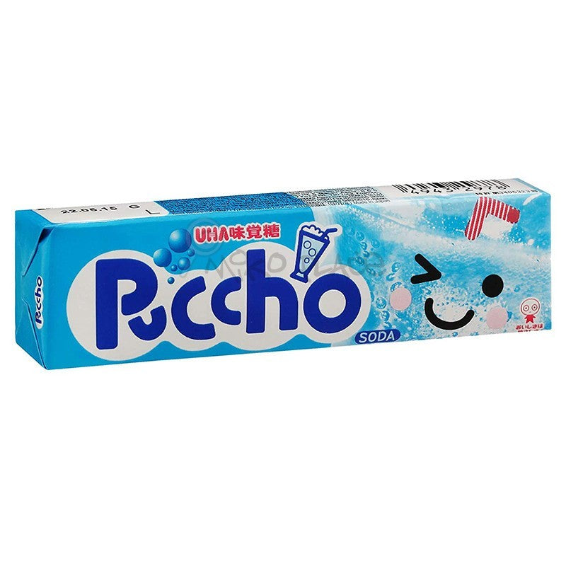 Puccho Stick Candy - Soda Flavour 50g/UHA 味覺果肉糖-梳打 50g