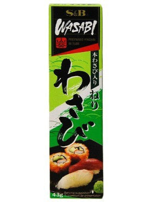 S&B Prepared Wasabi in Tube 43g/S&B 青芥末 (支裝) 43g