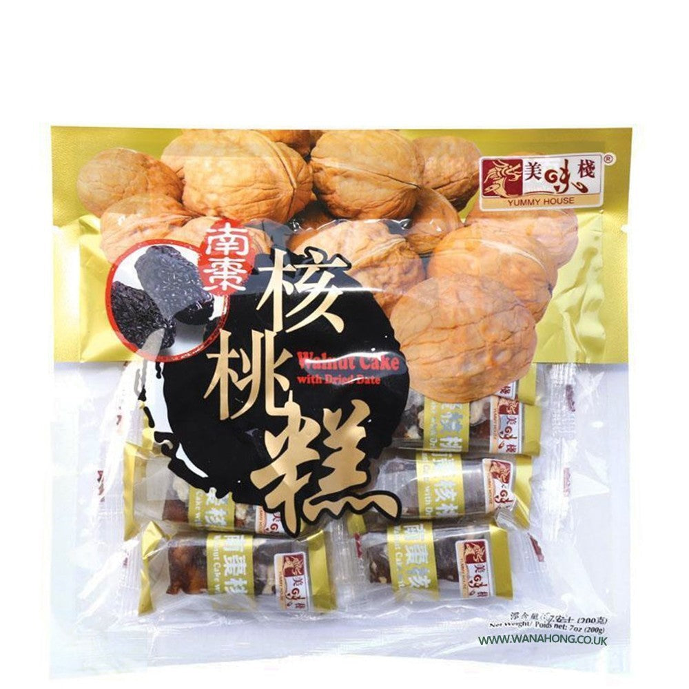 Yummy House Walnut Cake with Dried Date 200G/美味棧 南棗核桃糕 200克