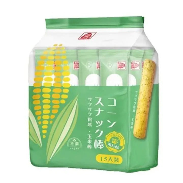Pei Tien Corn Roll (Seaweed Flavor) 105g/北田玉米棒-海苔味105g