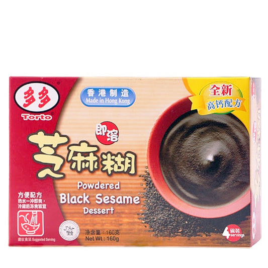Torto Powdered Black Sesame Dessert 160G/多多 即溶芝麻糊 160g