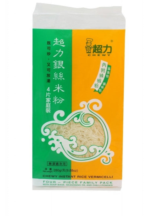 Chewy Instant Rice Vermicelli Family Pack 266g (1 box of 12)/力銀絲米粉家庭裝 266g (1箱12包)