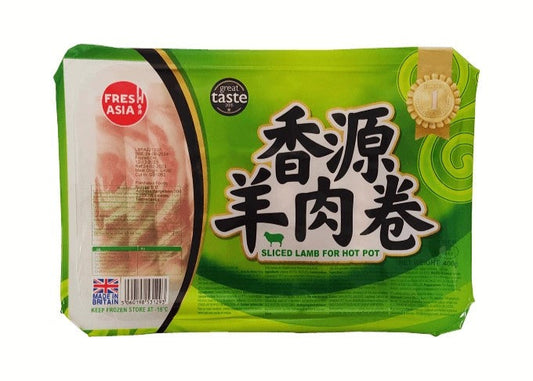 Fresh Asia Sliced Lamb for Hot Pot 400g香源羊肉卷400g