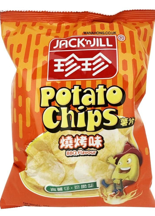 JACK ‘n JILL Potato Chips (BBQ Flavour) 55g/珍珍 薯片 (燒烤味) 55g