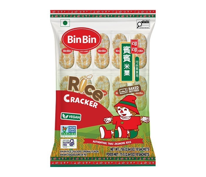 Bin Bin - Rice Cracker Original 75g/賓賓 米果 - 原味 75