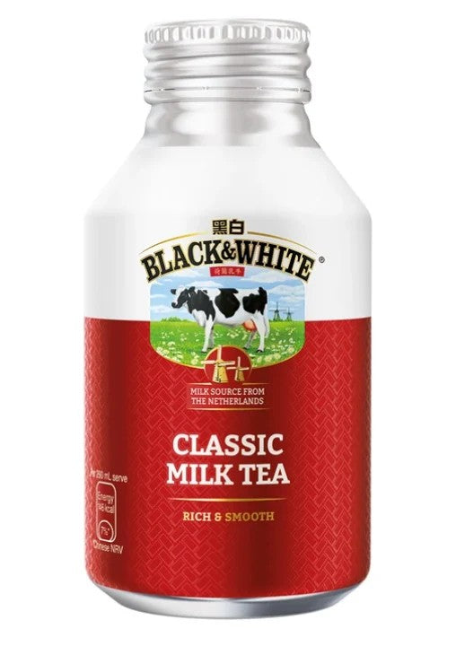 Black & White-Classic Milk Tea 260ml/黑白- 經典濃滑港式奶茶 260ml