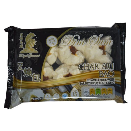 Royal Gourmet Char Siu (BBQ Pork) Bun 350g (6 pieces/皇朝美膳叉燒包 350g