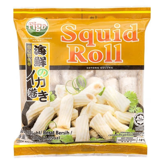 Figo Squid Flavoured Roll 200g/飛哥包心魷魚卷 200g