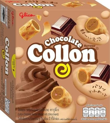 GLICO- Collon Biscuit Roll [Chocolate] 41g GLICO- Collon/泰國版夾心卷餅 [朱古力] 41g