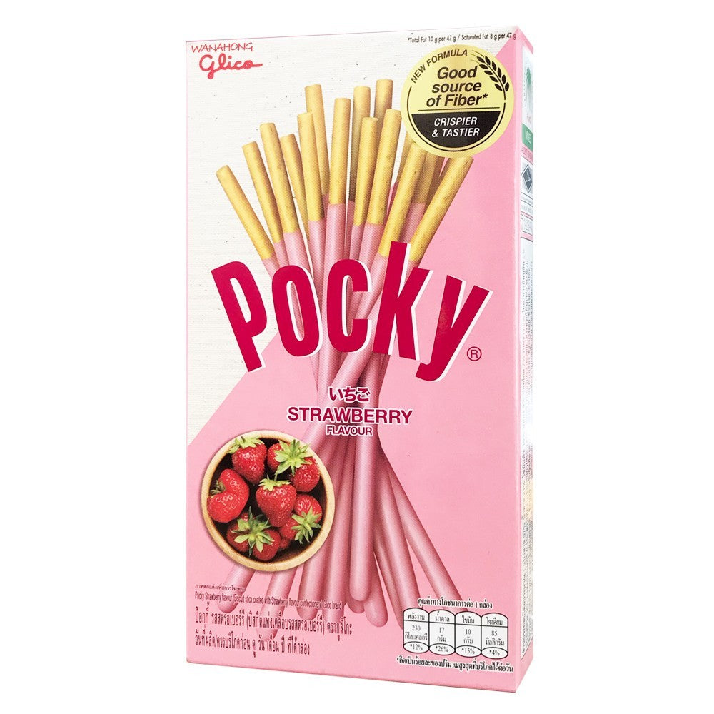 Glico Pocky Stick – Strawberry 45g/固力果 Pocky 百奇 百力滋 (草莓) 45g