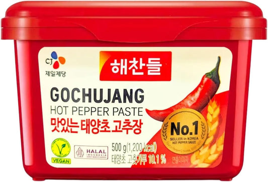 Sajo Gochujang (Hot Pepper Paste) 500g/HAEPYO SAJO 韓國辣椒醬 [HALAL] 500g