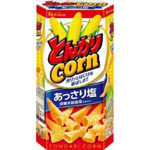HOUSE- TONGARI Corn Tube [Light Salted Flavor] 68g/HOUSE好待- 通加利粟米筒[淡鹽味]68g