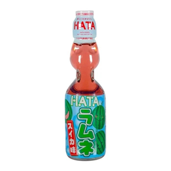 Hatakosen Bottle Ramune – Watermelon 200mL Hatakosen/日本波子彈珠汽水 (西瓜味) 200mL