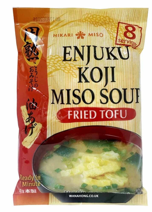 Hikari Enjuku Instant Miso Soup (Fried Tofu) 8 servings/Hikari 成熟味噌湯包 (炸豆腐皮) 8入