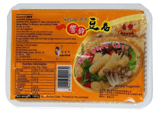Honor Soybean Roll 180g/康樂響鈴卷180g