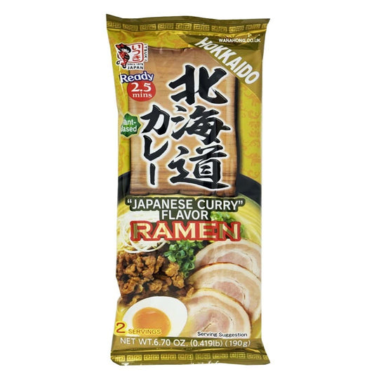 Itsuki Hokkaido Curry Ramen 190g/五木 北海道 日式咖哩拉麵 190g