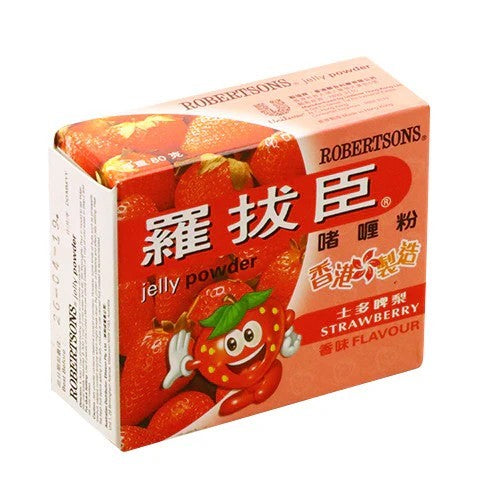 ROBERTSON- Jelly Powder [Strawberry Flavor] 80G/羅拔臣 啫喱粉 [士多啤梨味] 80克