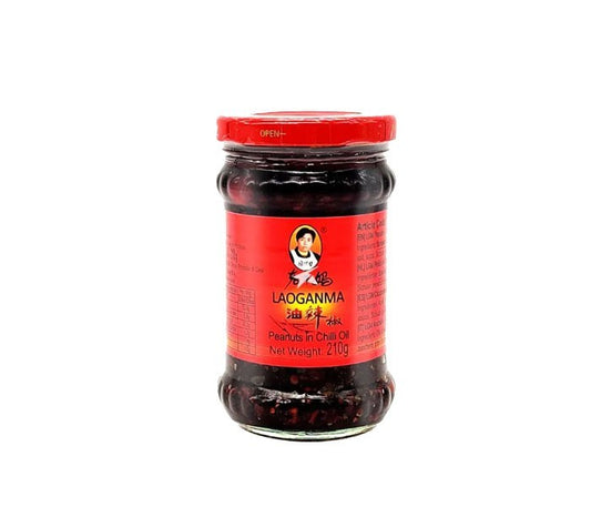 Lao Gan Ma Chilli Oil with Peanut 210g/老乾媽 花生油辣椒 210g