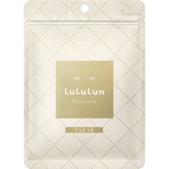 LULULUN- Precious Face Mask– [White- Brightening] 7pcs/珍貴美肌面膜[白色-亮白] 7片