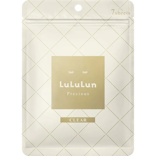 LULULUN- Precious Face Mask– [White- Brightening] 7pcs/珍貴美肌面膜[白色-亮白] 7片