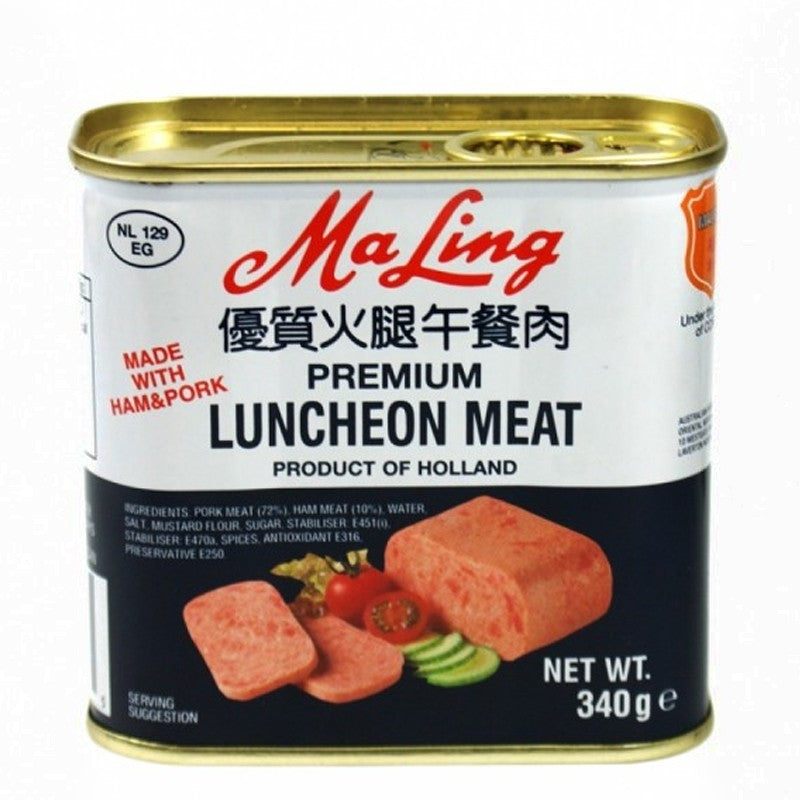 Ma Ling Premium Luncheon Meat 340g/梅林火腿午餐肉 340g