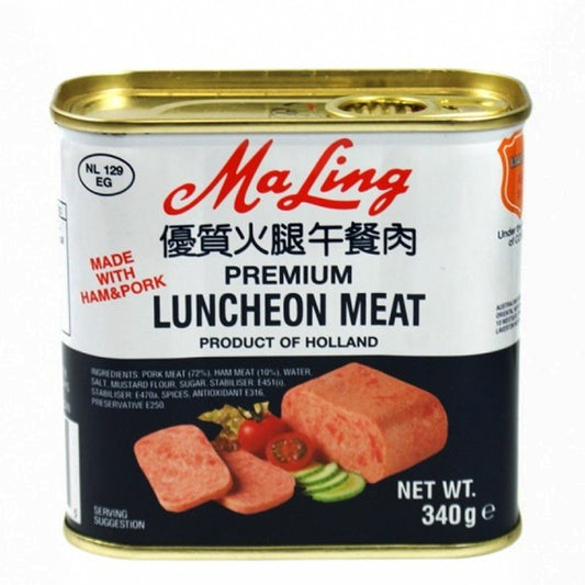 Ma Ling Premium Luncheon Meat 340g/梅林火腿午餐肉 340g