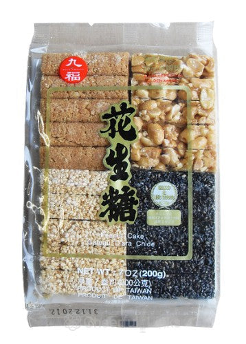 Nice Choice Mixed Peanut & Sesame Cakes 170g/九福四式花生糖 170g
