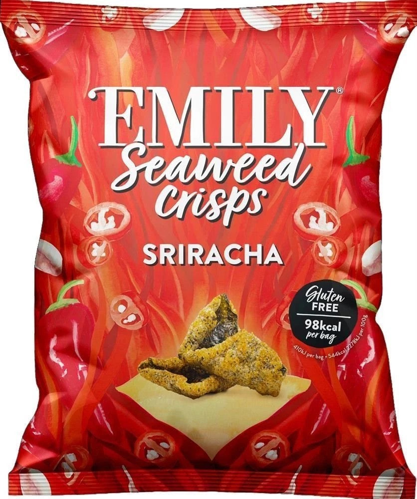 EMILY Seaweed Crisps Vegan Cheese Flavour 18g/海苔脆片  素起司口味 18g