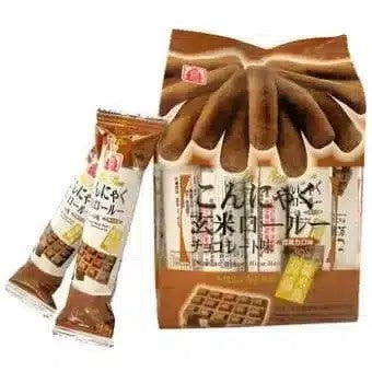 Pei Tien Brown Rice Roll (Chocolate) 160g/北田 蒟蒻糙米捲-巧克力 160g