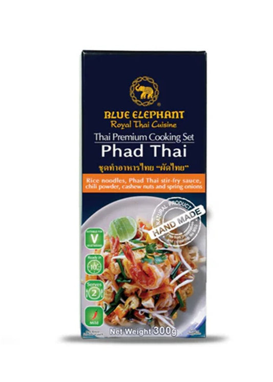 Phad Thai Cooking Set 300g/藍大象牌炒金邊粉套裝 300g