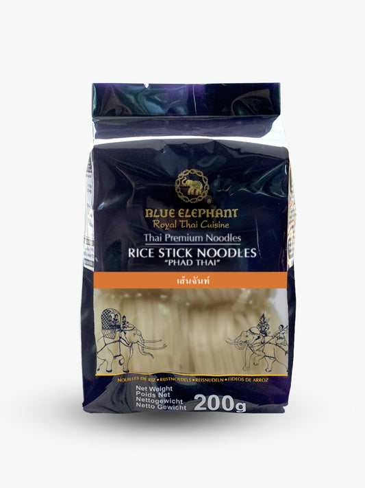 Blue Elephant Phad Thai Rice Noodles (50g x 4 rolls)/藍大象金邊粉 (50g x 4)
