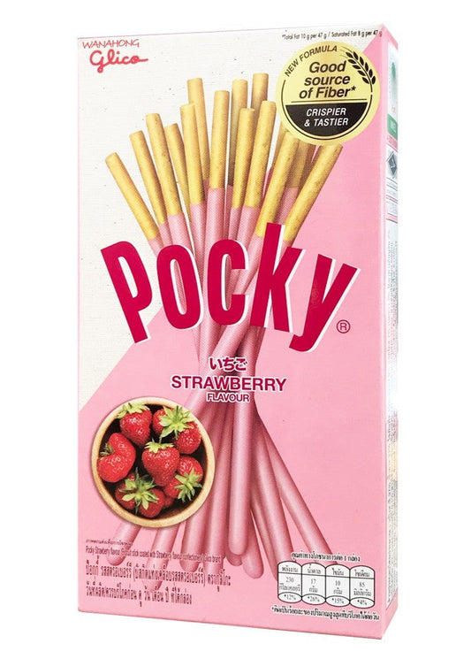 Glico Pocky Stick - Strawberry 45g/固力果 Pocky 百奇 百力滋 (草莓) 45g