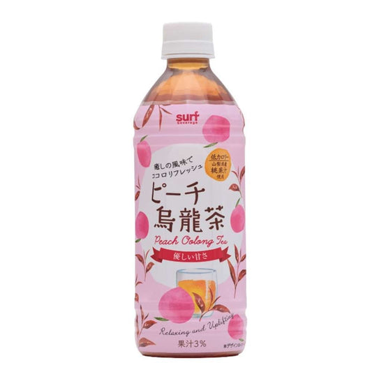 SURF Peach Oolong Tea 500ml/日本 SURF 水蜜桃烏龍茶 500ml
