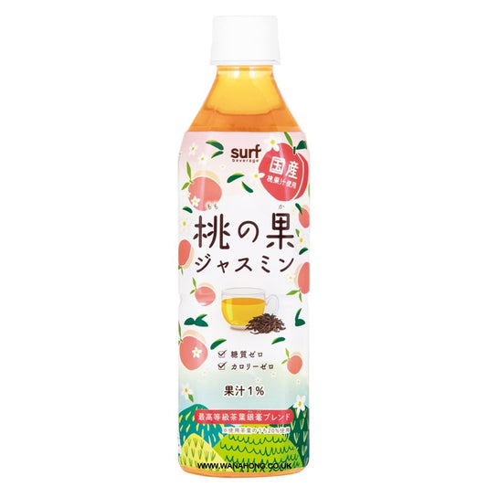 SURF Peach and Jasmine Tea 500mL/日本SURF 白桃茉莉果茶 500mL