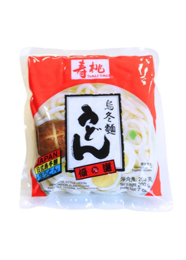 Sau Tao Japanese Style Udo 200g (1 箱 30包) / 壽桃牌日式烏冬面 200g (1 box of 30)