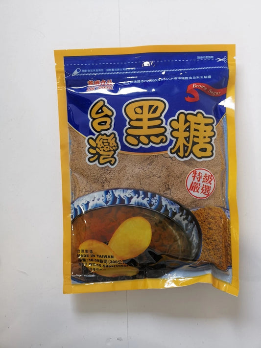 Taiwan Chi Sheng Brown Sugar 300g/台灣 耆盛 特級嚴選 黑糖（甘蔗原糖）300g