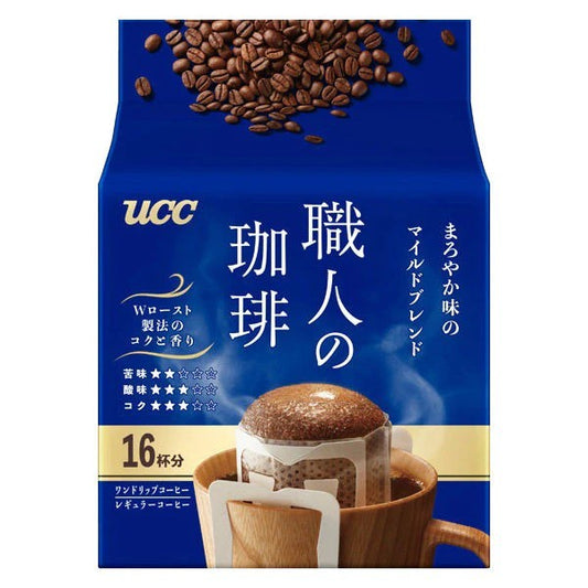 UCC- Drip Coffee With Hanging Ear Filter [Rich & Mellow] 7g x 16 cups