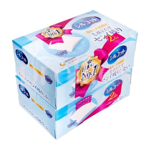 UNICHARM- Facial Cotton 82pcs x 2 boxes