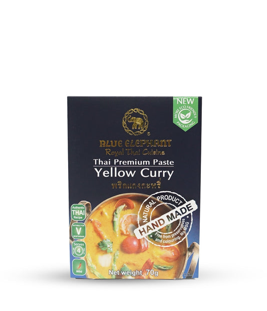 Blue Elephant Yellow Curry Paste Handmade 70g/藍大象牌紅咖哩醬300g